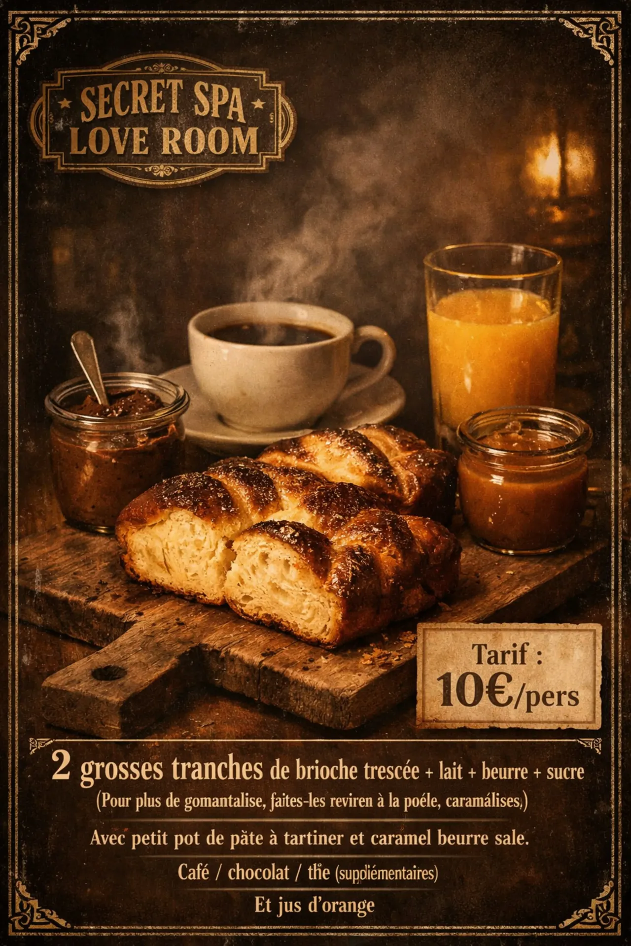Petit-déjeuner 2 Pers