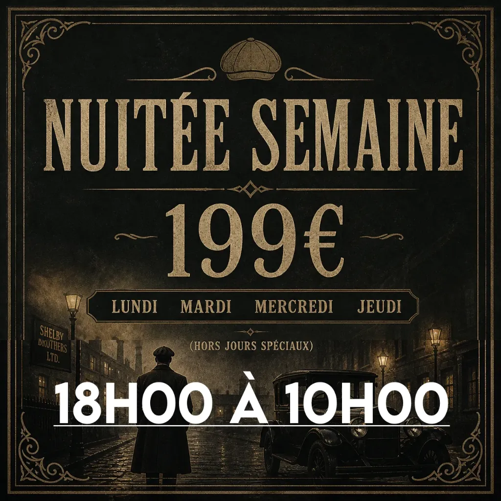 Nuitée en Semaine
